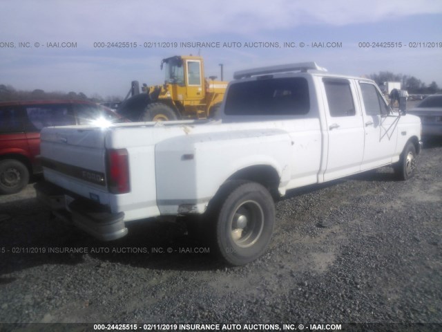 1FTJW35G6SEA39305 - 1995 FORD F350 WHITE photo 4