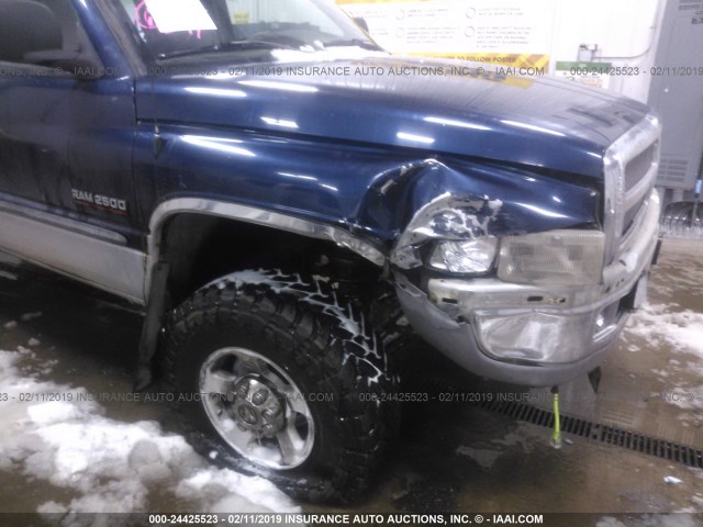 3B7KF2368YG117464 - 2000 DODGE RAM 2500 Dark Blue photo 6