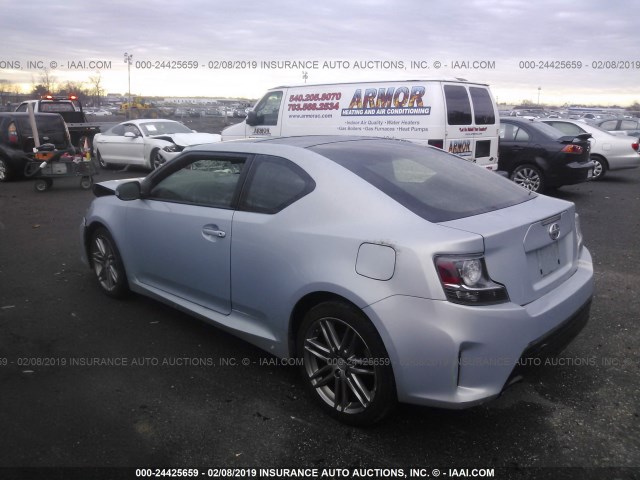 JTKJF5C75E3067491 - 2014 TOYOTA SCION TC BLUE photo 3