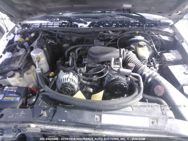 1GTDT19W2Y8184330 - 2000 GMC SONOMA SILVER photo 10