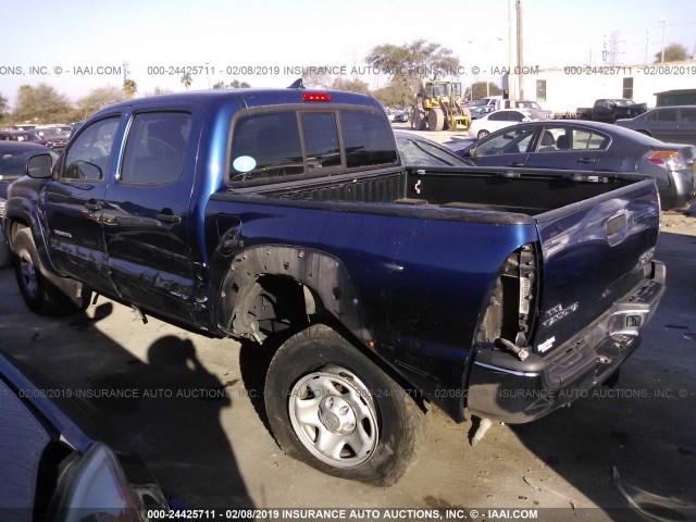 5TFJU4GN0EX054124 - 2014 TOYOTA TACOMA DOUBLE CAB PRERUNNER BLUE photo 6