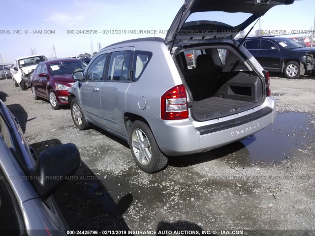 1J4NT4FB4AD595582 - 2010 JEEP COMPASS SPORT SILVER photo 3