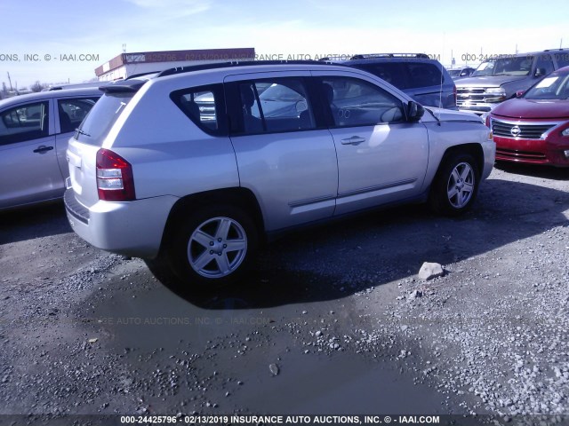 1J4NT4FB4AD595582 - 2010 JEEP COMPASS SPORT SILVER photo 4