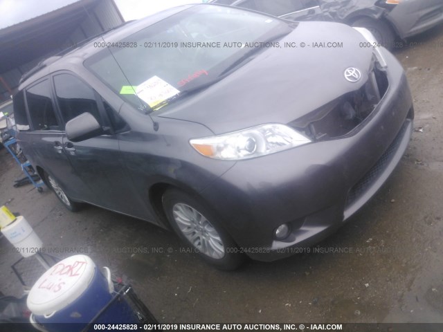 5TDYK3DC4DS380403 - 2013 TOYOTA SIENNA XLE/LIMITED 棕色 照片 1