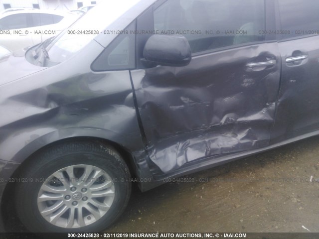 5TDYK3DC4DS380403 - 2013 TOYOTA SIENNA XLE/LIMITED 棕色 照片 6