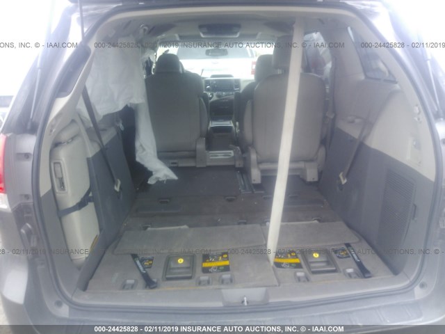 5TDYK3DC4DS380403 - 2013 TOYOTA SIENNA XLE/LIMITED 棕色 照片 8