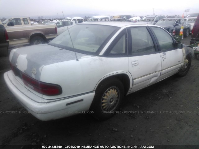 2G4WB52K9T1463341 - 1996 BUICK REGAL CUSTOM WHITE photo 4