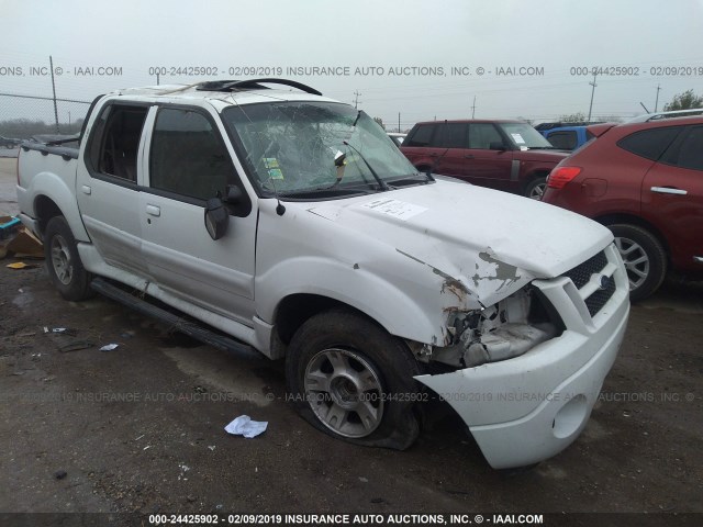 1FMZU77K54UA66209 - 2004 FORD EXPLORER SPORT TR  WHITE photo 1