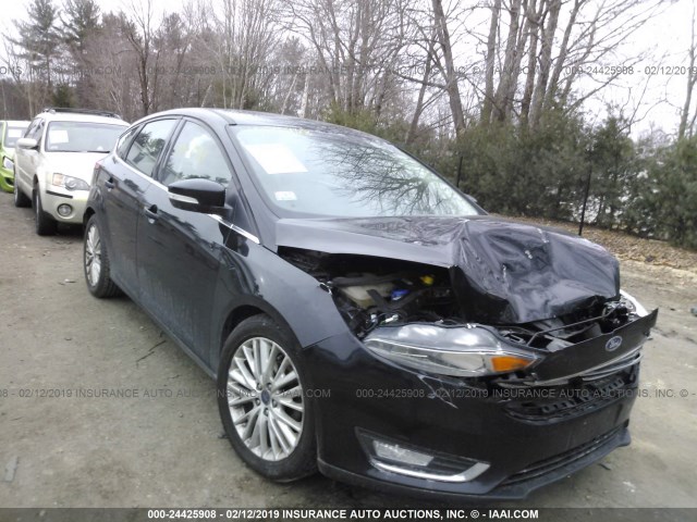 1FADP3N22GL330052 - 2016 FORD FOCUS TITANIUM BLACK photo 1