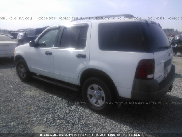 1FMZU72K03UA82713 - 2003 FORD EXPLORER XLS/XLS SPORT WHITE photo 3