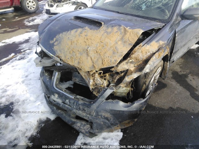 4S4BP63C084325616 - 2008 SUBARU OUTBACK 2.5XT LIMITED GRAY photo 6