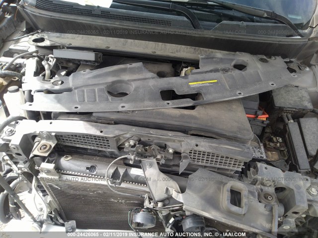 5N1AR2MN7EC620549 - 2014 NISSAN PATHFINDER S/SV/SL/PLATINUM BROWN photo 10