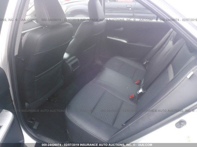 4T1BF1FKXDU284463 - 2013 TOYOTA CAMRY L/SE/LE/XLE 银色 照片 8