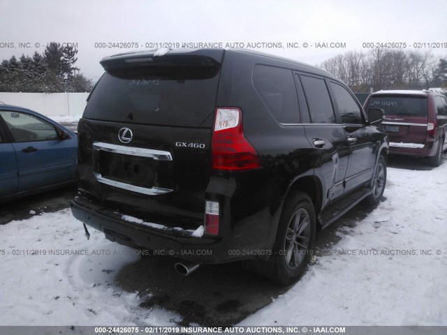 JTJBM7FX1C5048928 - 2012 LEXUS GX BLACK photo 4