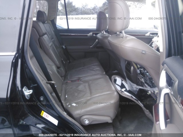 JTJBM7FX1C5048928 - 2012 LEXUS GX BLACK photo 8