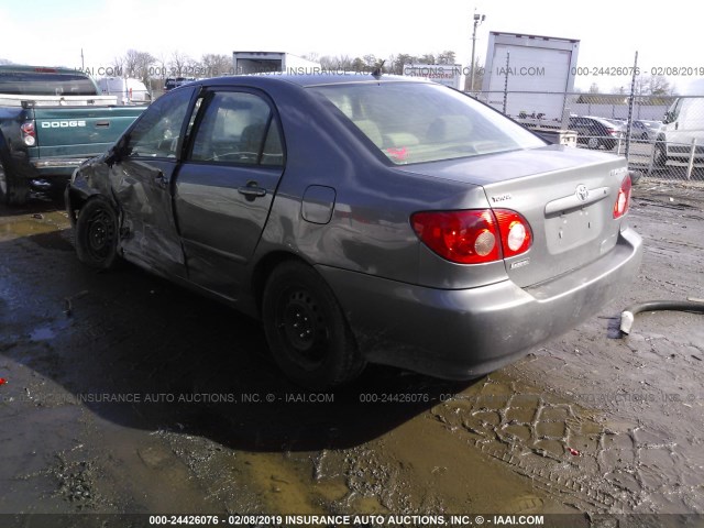 2T1BR32E18C861570 - 2008 TOYOTA COROLLA CE/LE/S GRAY photo 3