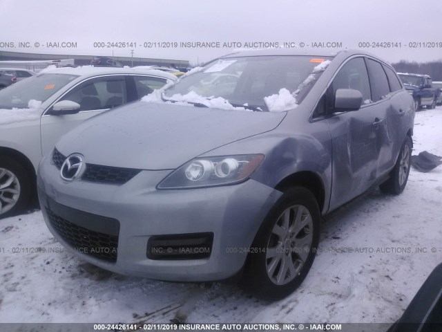 JM3ER293080179583 - 2008 MAZDA CX-7 GRAY photo 2