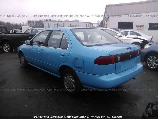 1N4AB41D4SC714499 - 1995 NISSAN SENTRA XE/GXE/GLE/BASE BLUE photo 3