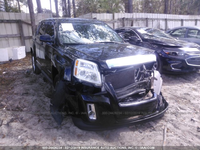 2GKALMEK7F6370993 - 2015 GMC TERRAIN SLE BLACK photo 1