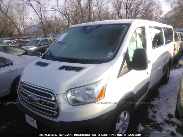 1FBZX2YM6HKA40576 - 2017 FORD TRANSIT T-350 WHITE photo 2