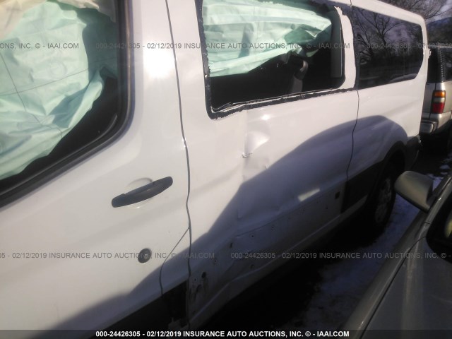 1FBZX2YM6HKA40576 - 2017 FORD TRANSIT T-350 WHITE photo 6