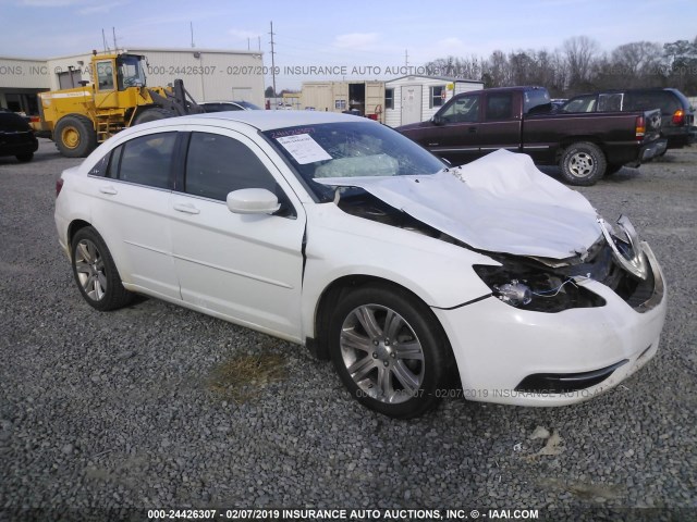 1C3CCBAB9CN208373 - 2012 CHRYSLER 200 LX WHITE photo 1