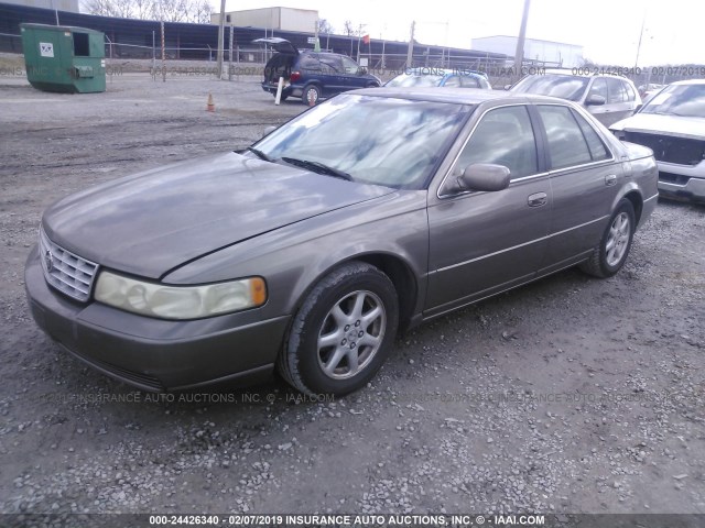 1G6KS54Y92U147917 - 2002 CADILLAC SEVILLE SLS Dark Brown photo 2