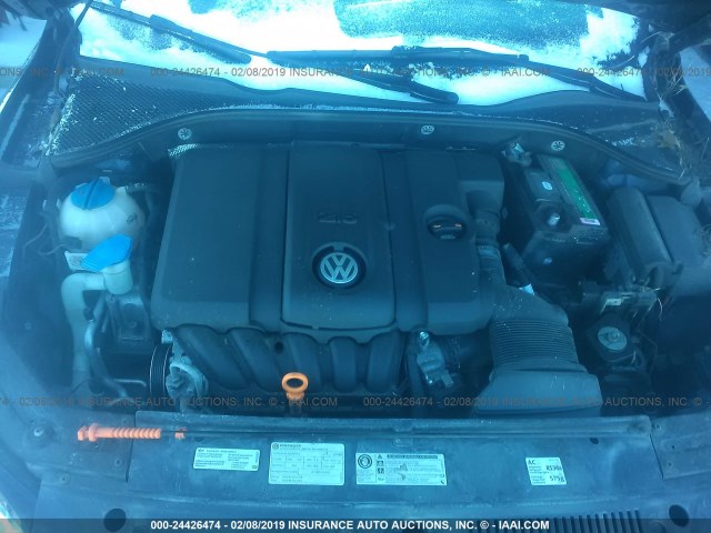 1VWAH7A33DC027886 - 2013 VOLKSWAGEN PASSAT S Navy photo 10