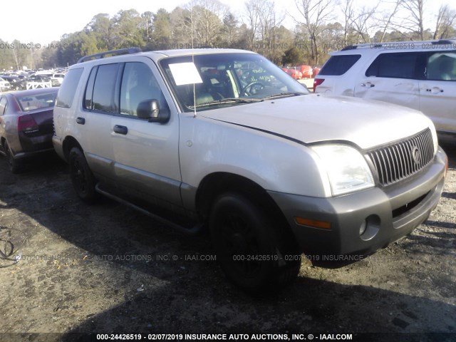 4M2ZU86K83UJ16220 - 2003 MERCURY MOUNTAINEER  SILVER photo 1