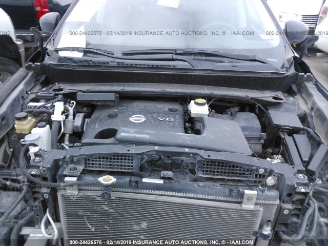 5N1AR2MN8GC631630 - 2016 NISSAN PATHFINDER S/SV/SL/PLATINUM BLACK photo 10