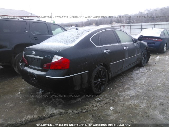 JN1CY0AR9AM960658 - 2010 INFINITI M35 SPORT BLACK photo 4