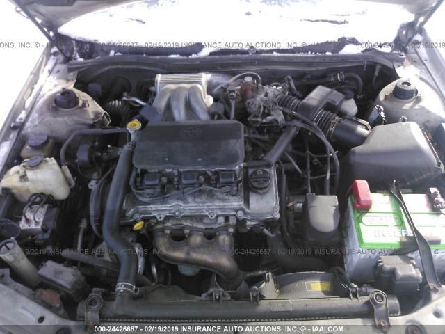 4T1BF28KX1U118572 - 2001 TOYOTA CAMRY LE/XLE SILVER photo 10