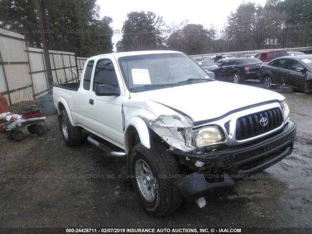 5TESN92N41Z785180 - 2001 TOYOTA TACOMA XTRACAB PRERUNNER WHITE photo 1