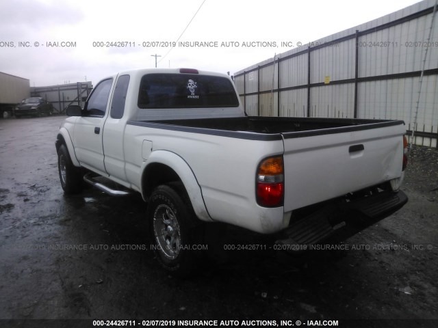 5TESN92N41Z785180 - 2001 TOYOTA TACOMA XTRACAB PRERUNNER WHITE photo 3