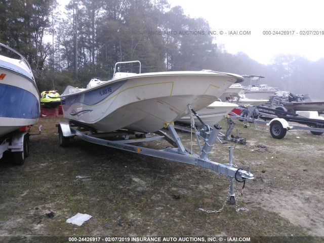 EKH6J192E818 - 2018 CAROLINA SKIFF FISHING BOAT  WHITE photo 1