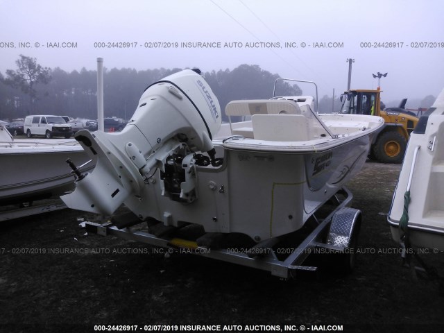 EKH6J192E818 - 2018 CAROLINA SKIFF FISHING BOAT  WHITE photo 4