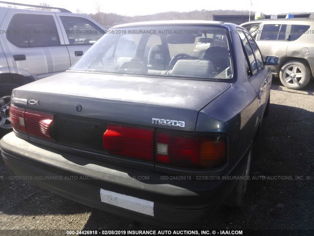 JM1BG2268N0430528 - 1992 MAZDA PROTEGE LX GRAY photo 4