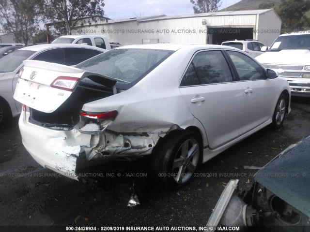 4T1BF1FK3EU848536 - 2014 TOYOTA CAMRY L/SE/LE/XLE 白色 照片 4