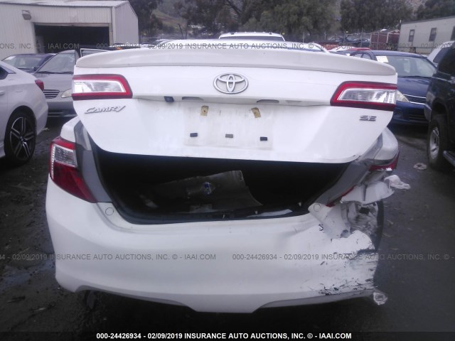 4T1BF1FK3EU848536 - 2014 TOYOTA CAMRY L/SE/LE/XLE 白色 照片 6