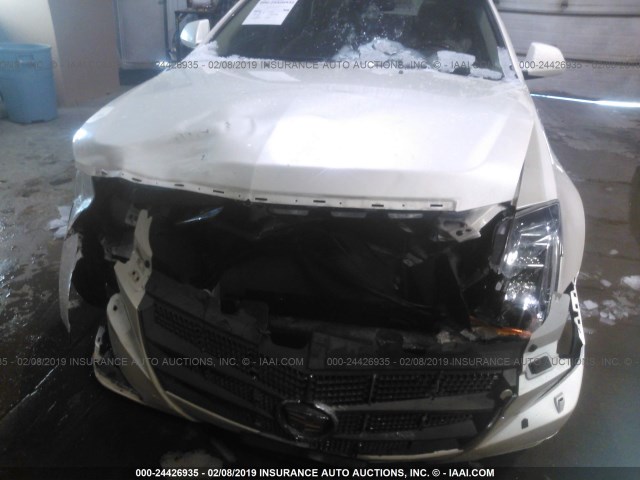 1G6DT57V990112142 - 2009 CADILLAC CTS HI FEATURE V6 WHITE photo 6