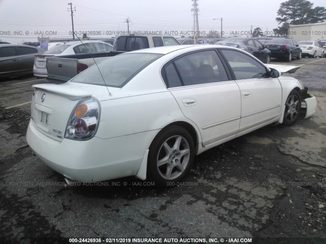 1N4BL11DX3C182919 - 2003 NISSAN ALTIMA SE WHITE photo 4