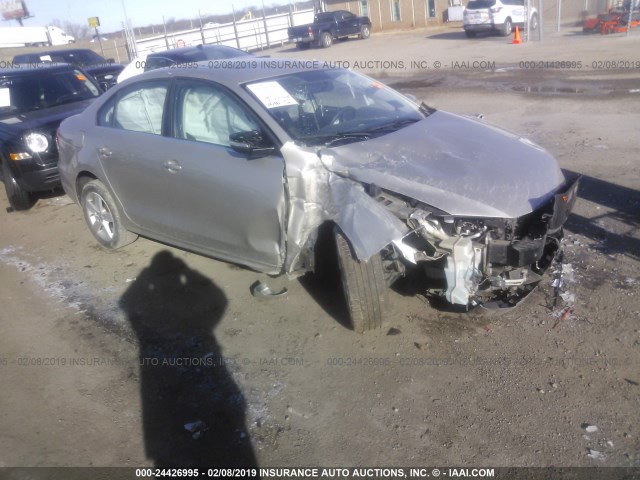 3VWLL7AJ6DM277014 - 2013 VOLKSWAGEN JETTA TDI SILVER photo 1