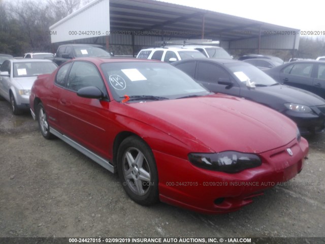 2G1WZ121149151834 - 2004 CHEVROLET MONTE CARLO SS SUPERCHARGED RED photo 1