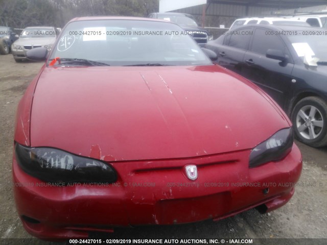 2G1WZ121149151834 - 2004 CHEVROLET MONTE CARLO SS SUPERCHARGED RED photo 6