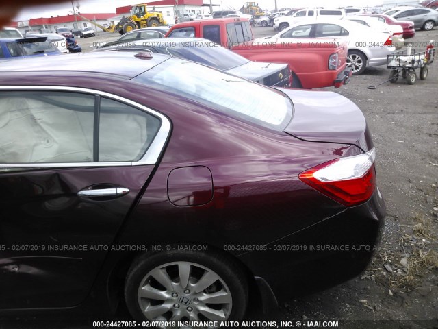 1HGCR2F89FA230006 - 2015 HONDA ACCORD EXL MAROON photo 3