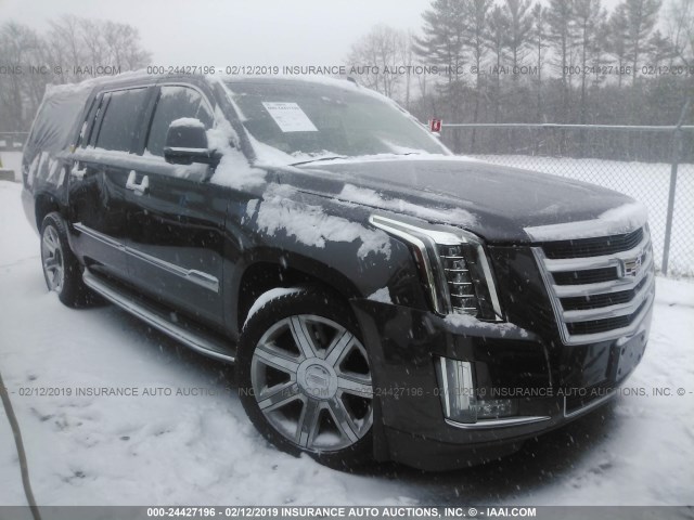 1GYS4SKJXFR500115 - 2015 CADILLAC ESCALADE ESV LUXURY GRAY photo 1