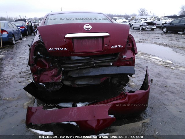 1N4AL11DX5N431576 - 2005 NISSAN ALTIMA S/SL MAROON photo 6