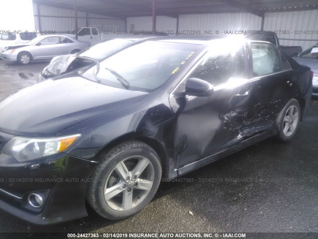 4T1BF1FK7CU163324 - 2012 TOYOTA CAMRY SE/LE/XLE 黑色 照片 6