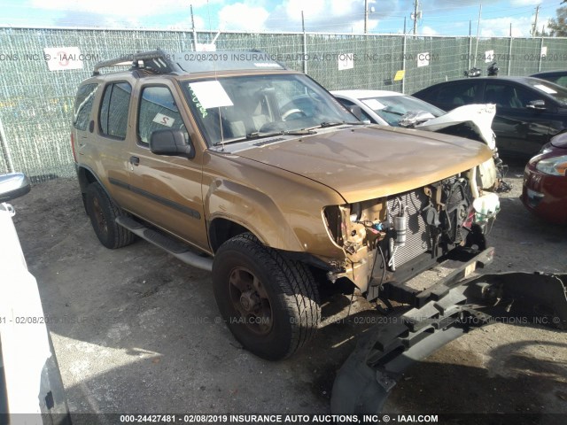 5N1ED28T1YC580515 - 2000 NISSAN XTERRA XE/SE GOLD photo 1