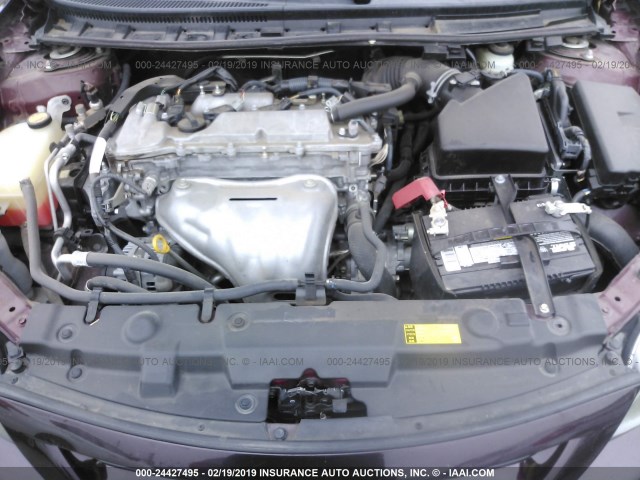 JTKJF5C70B3019957 - 2011 TOYOTA SCION TC PURPLE photo 10